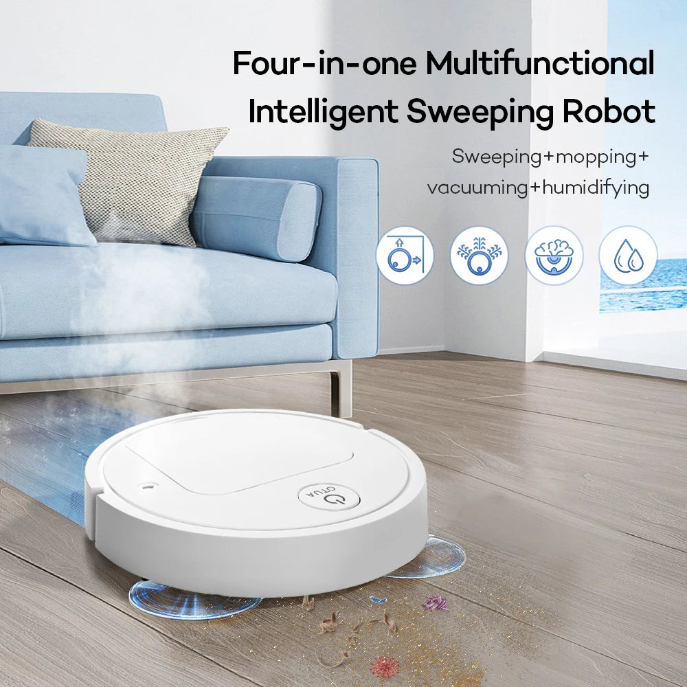 Five-In-One Sweeping Robot Mopping And Vacuuming Strong Cleaning Air Purification Spray Humidification Intelligent Automatic