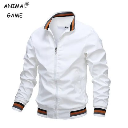 Men's Casual Zipper Jacket Outdoor Sports , Jacket for Men Waterproof Bomber