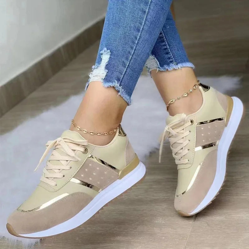 Sneakers Women Shoes Leather