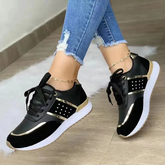 Sneakers Women Shoes Leather