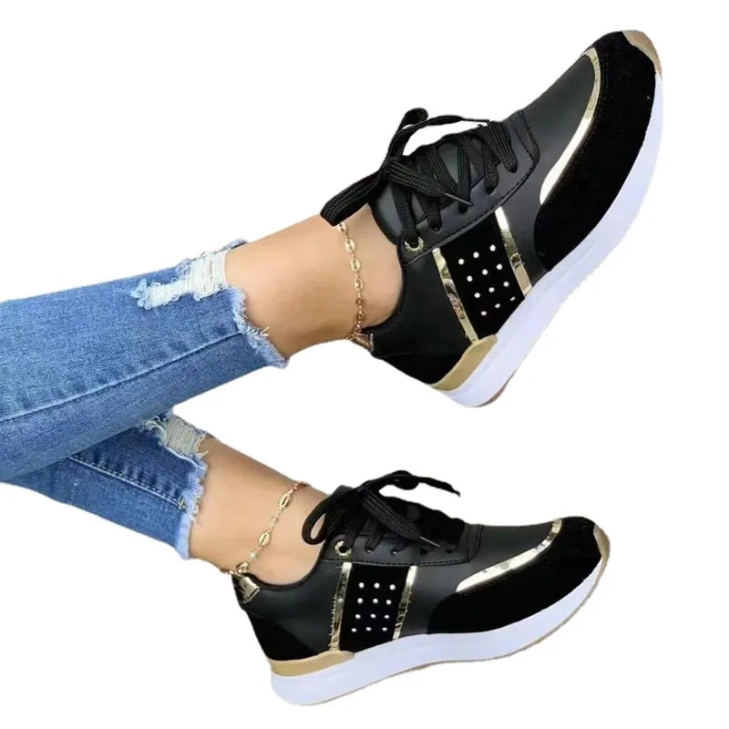 Sneakers Women Shoes Leather